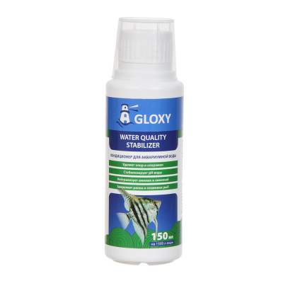 Gloxy Water Quality Stabilizer  Кондиционер для подготовки воды 150 мл на 1500 л